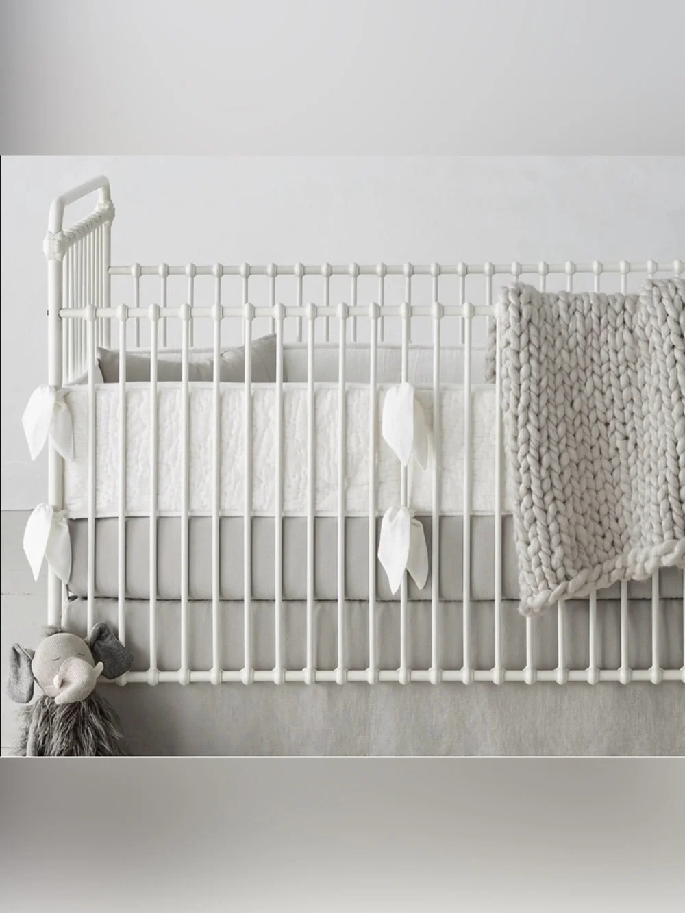 RH Baby & Child Chunky Hand-Knit Stroller Blanket